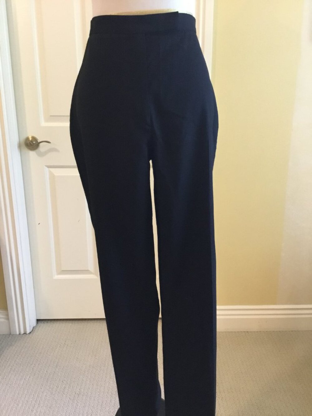 Dolce & Gabbana Black High-Waisted Tailored Dress Pants Made in Italy - Picture 13 of 13